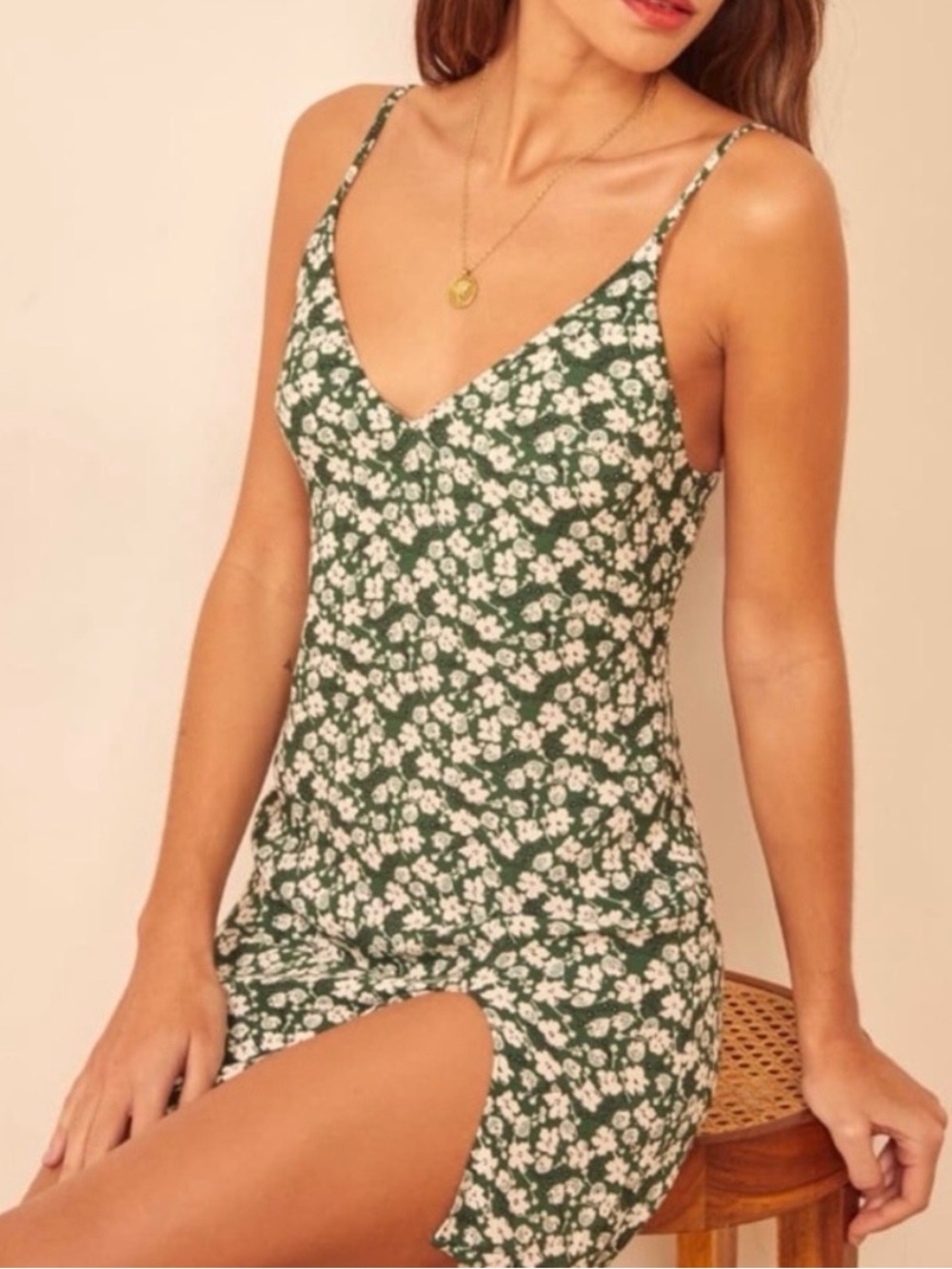 Reformation Marlowe Dress - Cilantro